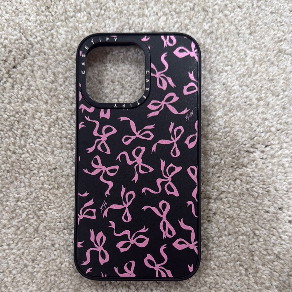 Casetify Black and Pink Phone Case